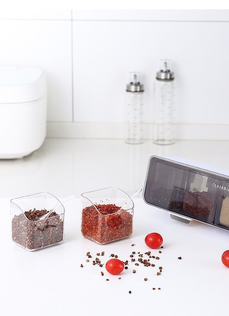 WALL  MOUNTED SPICES STORAGE / علب حفظ التوابل الجدارية