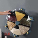 WALL ROTATING SPICES ORGANIZER / منظم الحبوب الجداري الدوار
