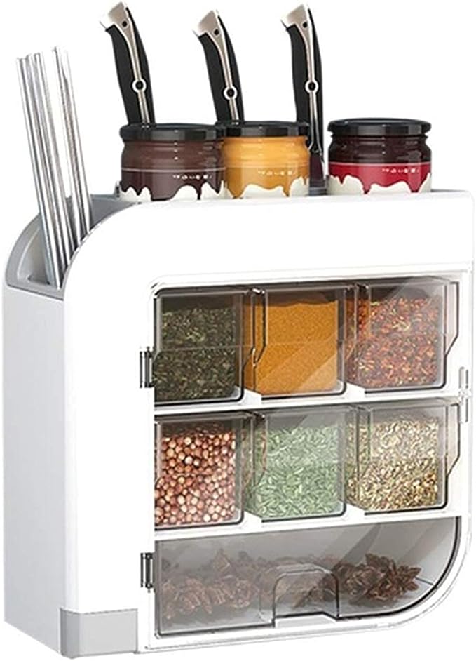 WALL SPICES ORGANIZER / منظم التوابل الجداري