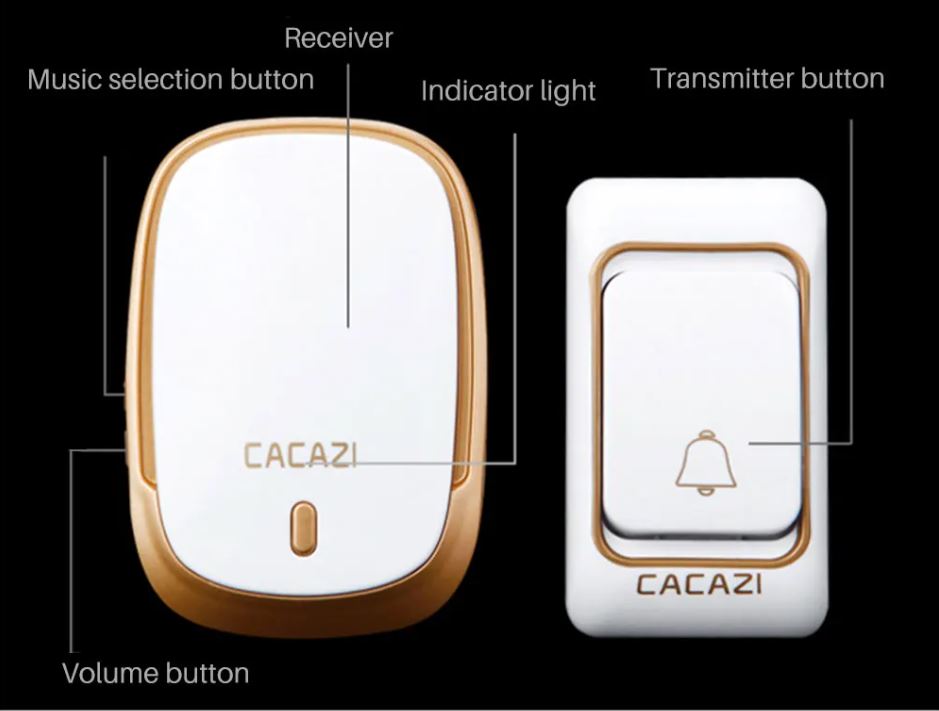 WIRELESS DOORBELL / جرس لا سلكي