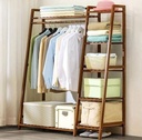 WOODEN CLOTHES STAND / ستاند الملابس الخشبي