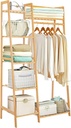 WOODEN CLOTHES STAND / ستاند الملابس الخشبي