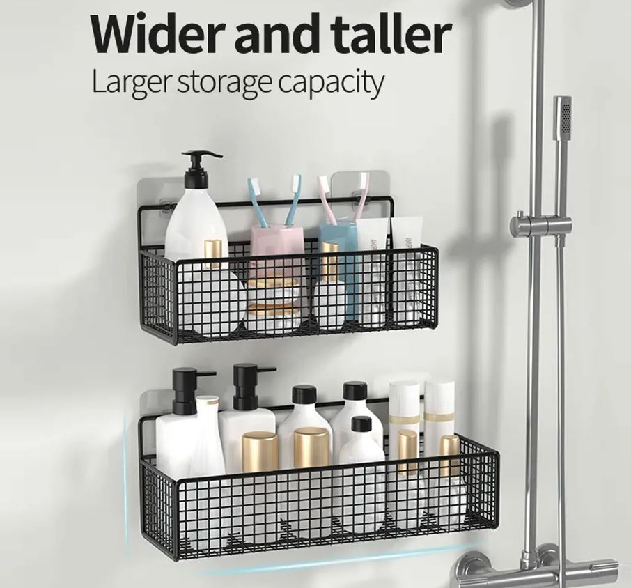 Wall Mounted Bathroom or kitchen Shelf Rack / رف الحمام أو المطبخ على الحائط