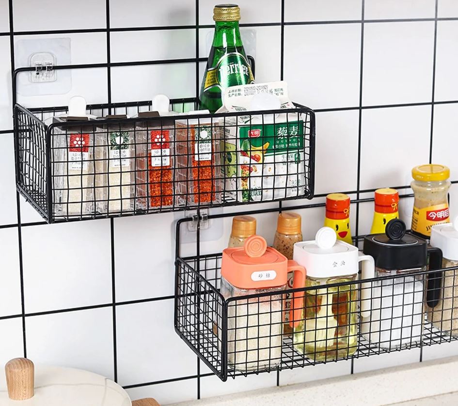 Wall Mounted Bathroom or kitchen Shelf Rack / رف الحمام أو المطبخ على الحائط