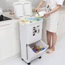 Wheeled trash can/سلة المهملات بالعجلات