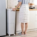 Wheeled trash can/سلة المهملات بالعجلات