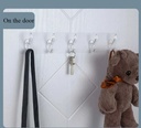 adhesive wall hook for hanging/علاقة متعددة الاستخدام
