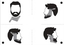 BEARD SHAPING TOOL/أداة تشكيل اللحية
