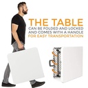 folding table 180 cm/طاولة قابلة للطي 180سم