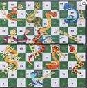 snake and ladder game Set/ لعبة السلم والثعبان