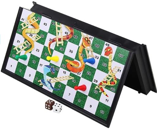 snake and ladder game Set/ لعبة السلم والثعبان