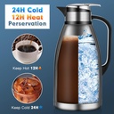 STAINLESS STEEL VACUUM INSULATED KETTEL 2 L/غلاية من الفولاذ المقاوم للصدأ