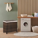 CLOTHES BASKET WITH WHEEL/ صندوق الملابس بالعجلات