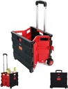 Foldable box with wheels/صندوق قابل للطي بعجلات