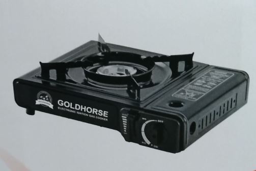 GOLDHORSE ELECTRIC IGNITION GAS COOKER / موقد الرحلات