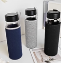 Glass Water Bottle 700ML/مل700 علبة المياه الزجاجية 
