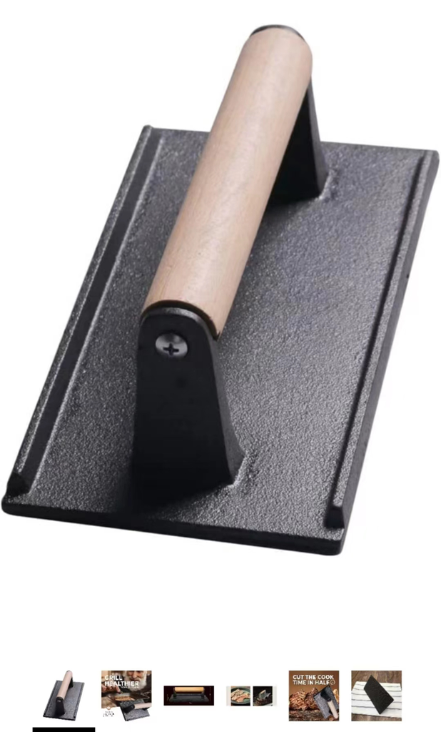 Meat Grill Press/ أداة ضغط اللحم للبرجر والستيك