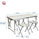 PICNIC TABLE WITH CHAIRS / طاولة الرحلات مع كراسي