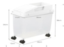 RICE BOX WITH WHEELS / حافظة الأرز بعجلات