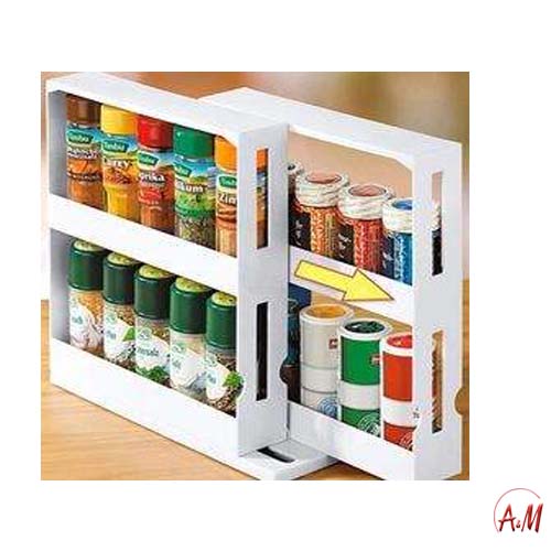 SPICES ROTATING RACK / منظم علب التوابل المتحرك