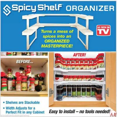 SPICY SHELF/رف تنظيم التوابل