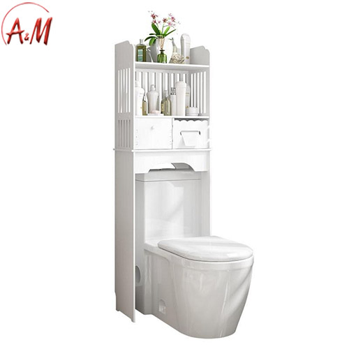 TOILET SHELF WOOD/ستاند المرحاض الخشبي