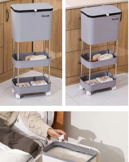 TROLLY BASKET WHEEL/ سلة القمامة المتحركة