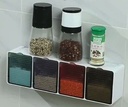 WALL  MOUNTED SPICES STORAGE / علب حفظ التوابل الجدارية