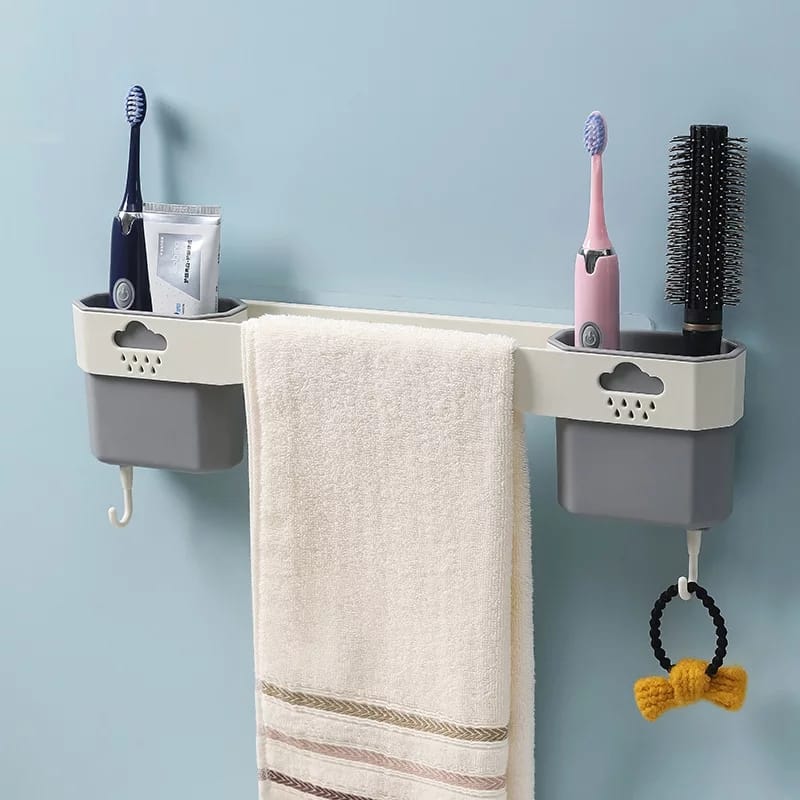 WALL MOUNTED BATHROOM ORGANIZER/ منظم الحمام الجداري