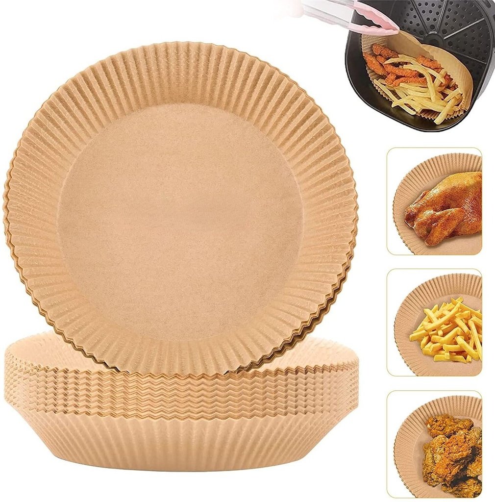 air fryer pad paper 100PCs/ورق القلاية الهوائية