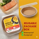 air fryer pad paper 100PCs/ورق القلاية الهوائية