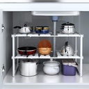  Sink Storage Rack/ستاند تتنظيم تحت المغسلة