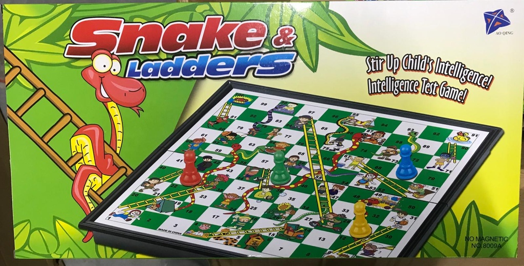 Snake and ladder game Set/ لعبة السلم والثعبان
