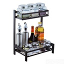 the 2 level multi-function storage rack/رف تخزين متعدد الوظائف بمستويين