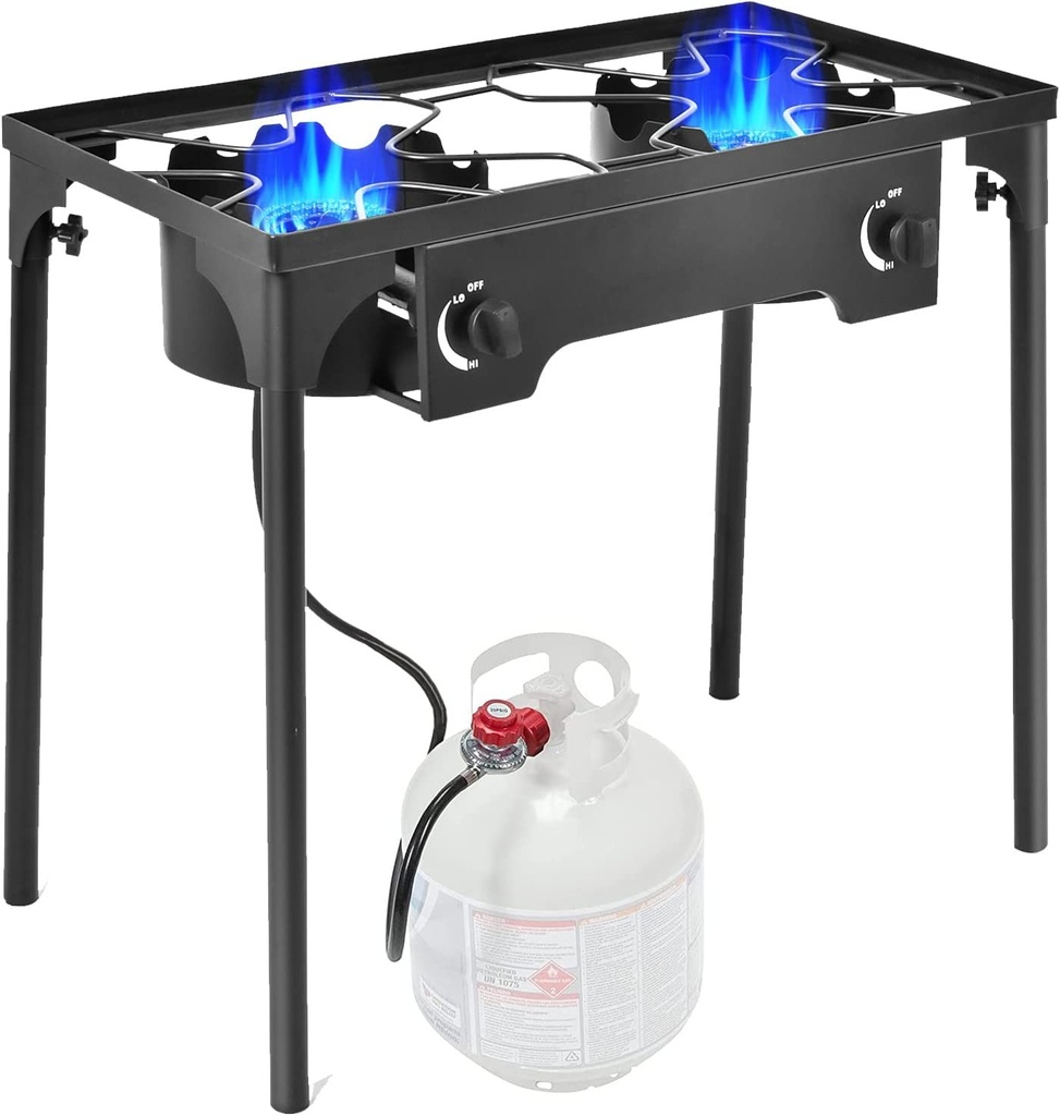 1016  Portable double gas stove /  موقد غاز المزدوج المتنقل
