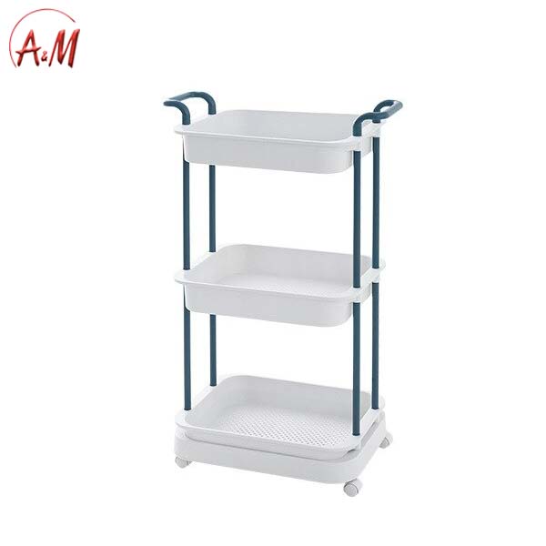 3 PORTABLE SHELFرفوف تنظيم متعددة الطوابق والاستخدام