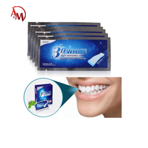 3D WHITE/لصقات تبيض الأسنان