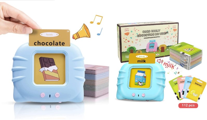 Arabic & English Educational Cards Reader /قارئ بطاقات تعليمية باللغتين العربية والإنجليزية