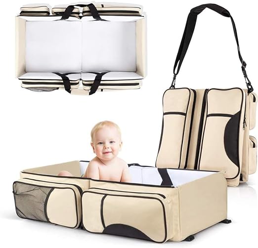BABY FOLDING BED& BAG/ حقيبة وسرير قابلة للطي