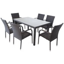  Outdoor TABLE with 6 chairs / جلسة طاولة و 6 كراسي