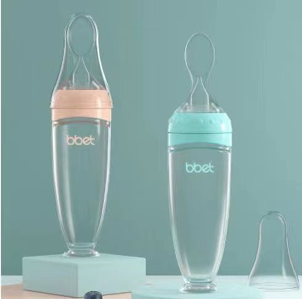 Baby Spoon Bottle Feeder, Kids Toddler Cutlery/ ملعقة الاطفال الرضع