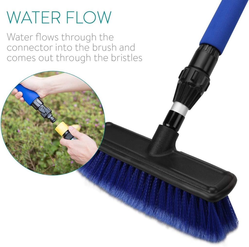 CLEANING BRUSH WITH WATER FLOW  3M LONG/فرشاة تنظيف بتدفق ماء بطول 3 أمتار