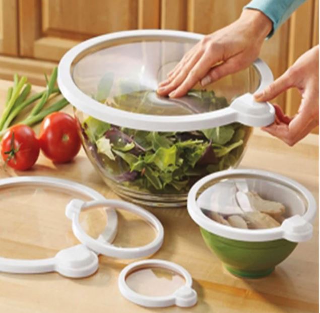 DISHES SILICONE COVERS / أغطية الأطباق