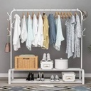 Clothes Single Hanger Stand+2 shelves / ستاند الملابس السنقل +رفين 