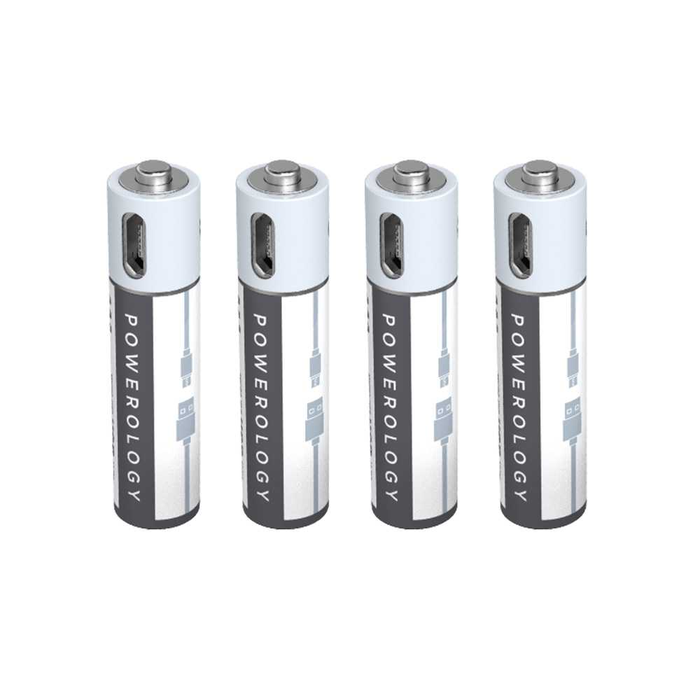USB AAA 4 Batteries/ بطارية بالشحن 
