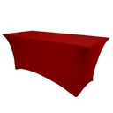 Stretchable Table Cover-Red/ غطاء طاولة المطاط - احمر