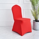 Stretchable Chair Cover- Red / غطاء كرسي المطاط -احمر