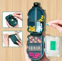 PORTABLE MEDICINE ORGANIZER / منظم الادوية القابل للطي
