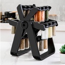 18 Jars rotating spice organizer wheel /  عجلة منظمة التوابل الدوارة 18 زجاجة 