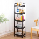 5-Tier Rolling Cart with Wheels /عربة تنظيم بخمس رفوف مع عجلات